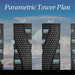 Parametric Tower (Black)
